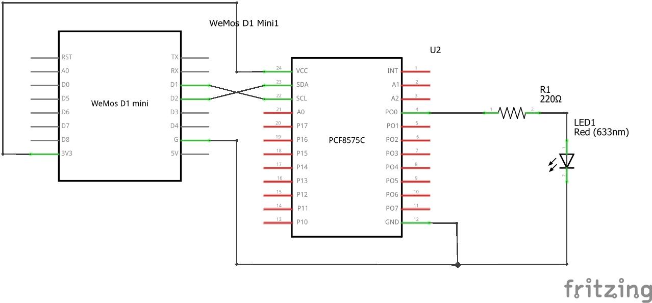 esp8266 and PCF8575