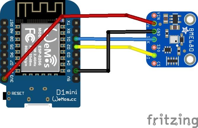 esp8266 and bme680